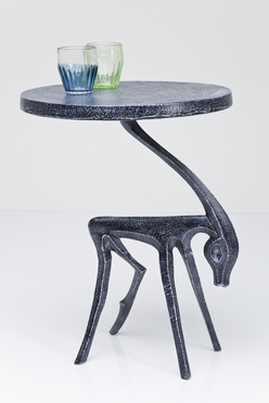 Side Table Deer Silver ?48cm