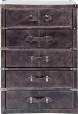 Dresser Lodge Stone 5 Drawer