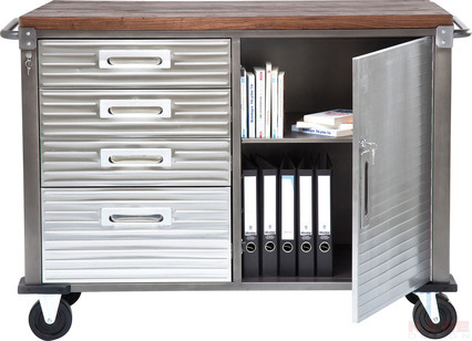 Dresser Efficiency Wood 1 Door 4 Drawers