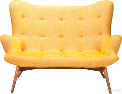Sofa Angels Wings Rhythm Mustard 2-Seater