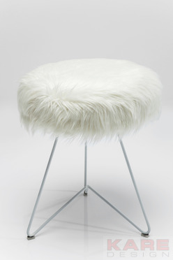 Stool Baron White ?40cm