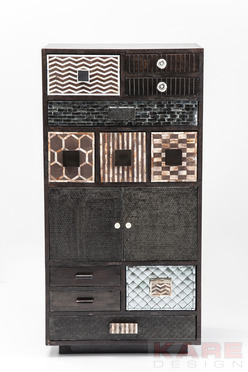 Cabinet Chalet Copper  2 Doors 11 Drw