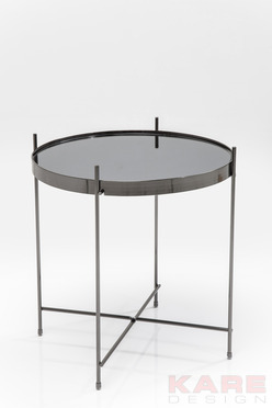 Side Table Blowfeld Black ?43cm