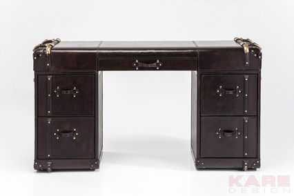 Desk Nautica Brown 139x44cm 5Drw