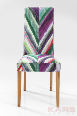 Padded Chair Econo Slim Zick Zack
