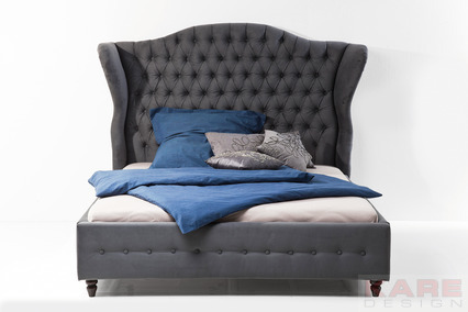 Bed City Spirit 200x200cm Darkgrey