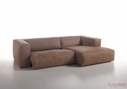 Sofa Franki PromoLeder mit Function +Studio Divani