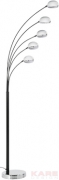 Floor Lamp Five Fingers Black/Chrome Economy