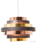 Pendant Lamp Belt Round Coffee