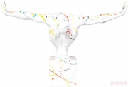 Deco Object Athlet White Graffity Small