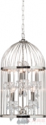 Pendant Lamp Cage Chandelier Chrome ?40cm