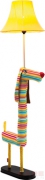Floor Lamp Dog Stripes
