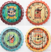 Wall Clock Vintage Coffee Assorted