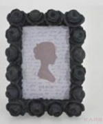 Frame Rose Garden Black 13x18cm
