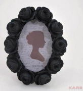 Frame Rose Garden Black 10x15cm