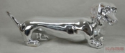 Deco Figurine Badger Dog Chrome
