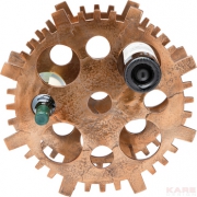 Wine Rack Gear Copper