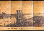 Wall Decoration East River Bridge Canvas (4/Set)