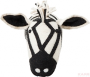 Wall Decoration Felt Zebra Head