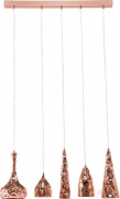 Pendant Lamp Rumble Copper Dining 5-lite