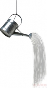 Pendant Lamp Watering Can Fiber LED