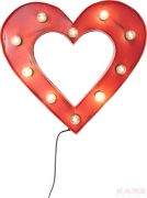 Wall Light Heart 10-lite