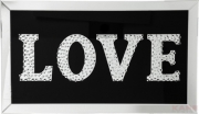 Picture Frame Mirror Love 120x80cm