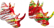 Deco Head Rhino Colore Assorted