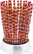 Tealight Holder African Crystal Red
