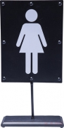 Deco Sign Lady