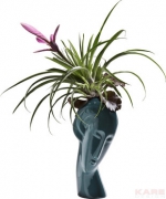 Deco Vase Face Blue