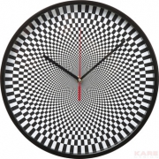 Wall Clock Shakedelic B&W