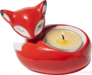 Tealight Holder Fox Red