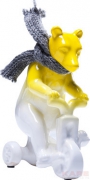 Deco Figurine Mr Bear On Scooter Small