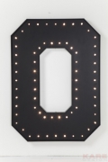 Wall Light O Black LED