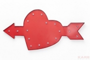 Wall Light Amore Red LED