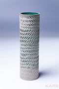 Vase Leaf Turquoise 40cm