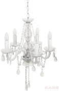 Pendant Lamp Gioiello Crystal Clear 5-Branched