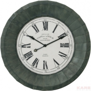 Wall Clock Paris Iron