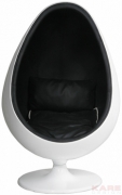 Arm Chair Eye Ball Fibre Black