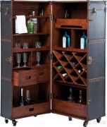 Wardrobe Trunk Bar Colonial