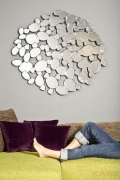 Mirror Water Drops Round ?120cm