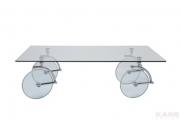 Coffee Table Wheels 140x80cm