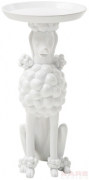 Side Table Pudel White ?30cm