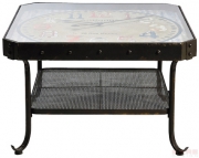 Coffee Table Antique Clock 86x86cm