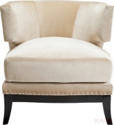 Arm Chair Art Deco Beige