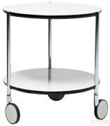 Side Table Doppio White ?40cm