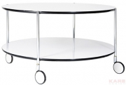 Coffee Table Doppio White ?80cm