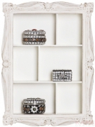 Wall Shelf Collector Barock White
