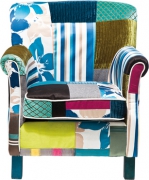 Arm Chair Patchwork Stripes